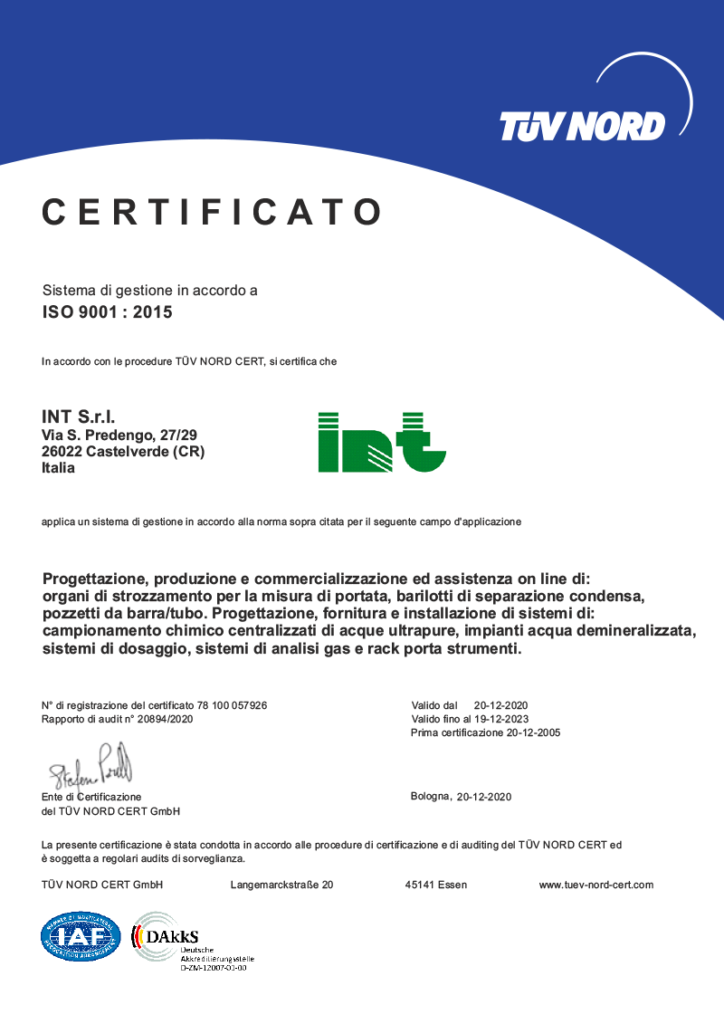 ISO 9001 2015 ITA 2020